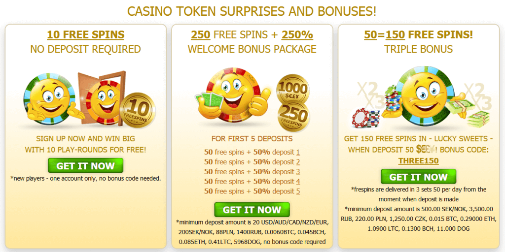 Casino Token Loyalty Program