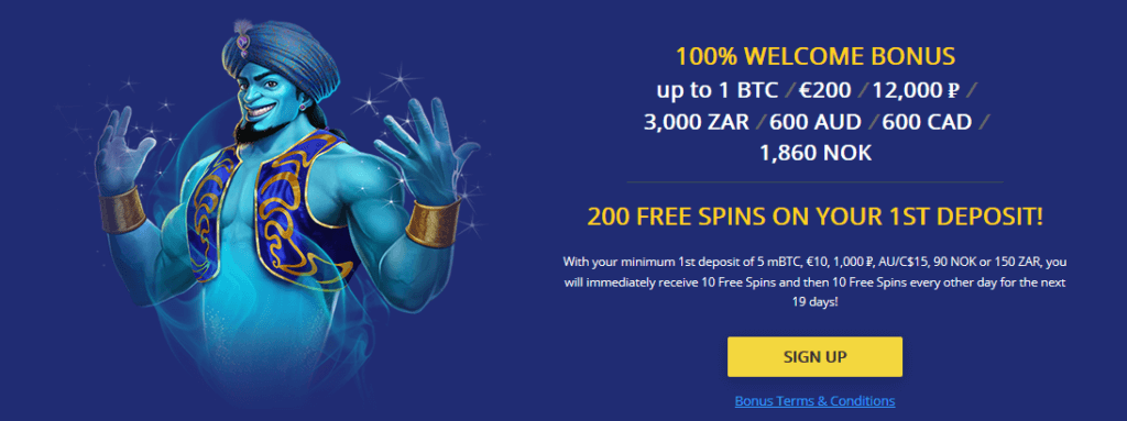 BetChain welcome bonus